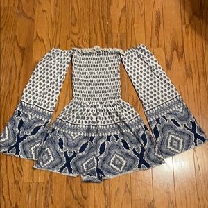 Boutique Romper, worn once!!! Sz small!!!!